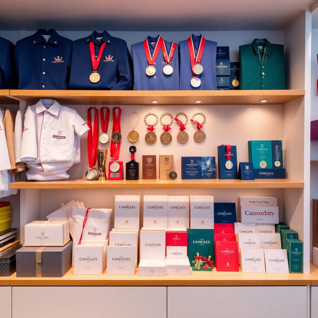 A Showroom for Product Giveaways | Awards | Medal | Uniform