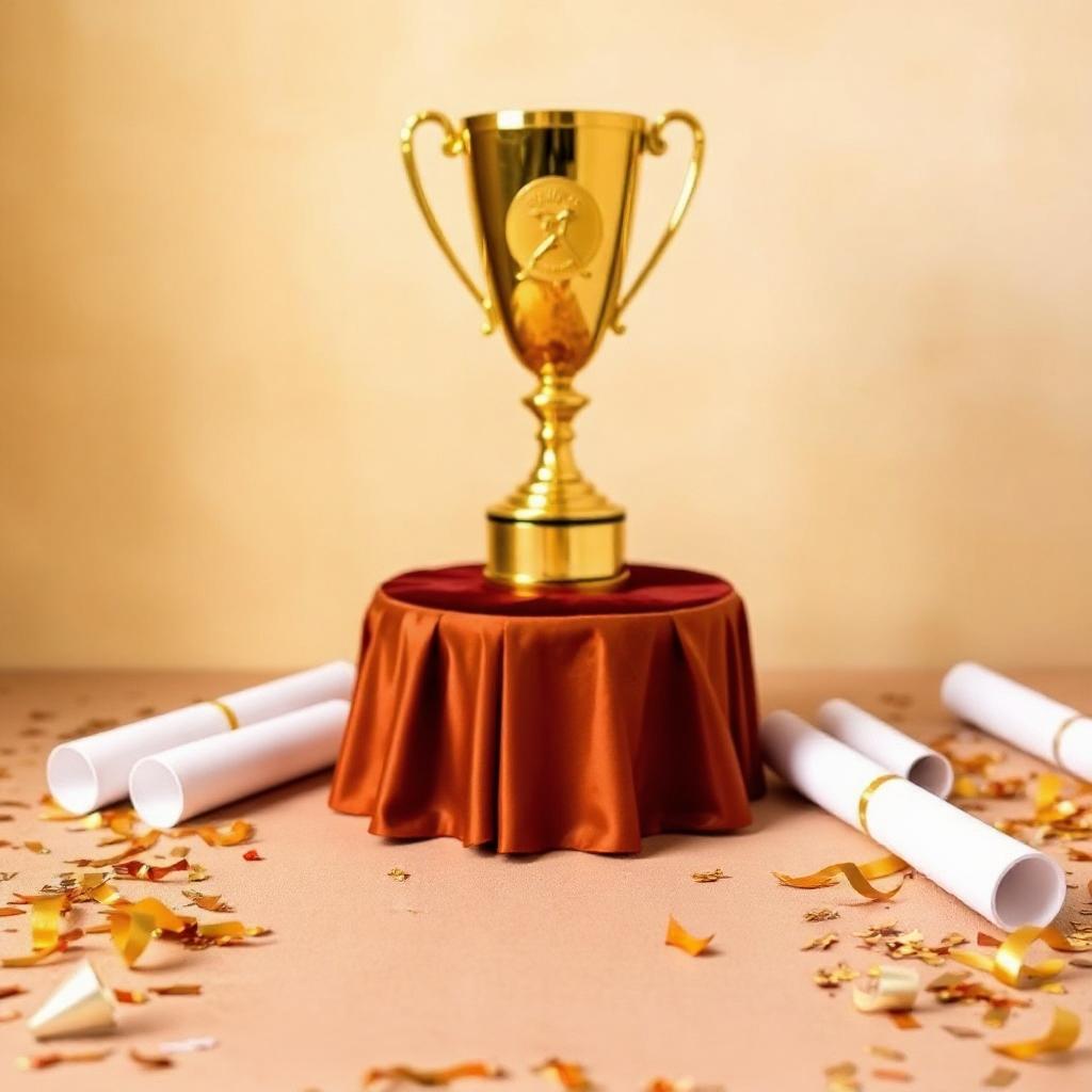 Simple Trophy Standing