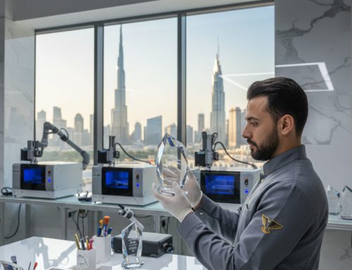 Why In-House Manufacturing in Dubai Makes NSF Crystal Arcade the UAE’s Premier Award Partner