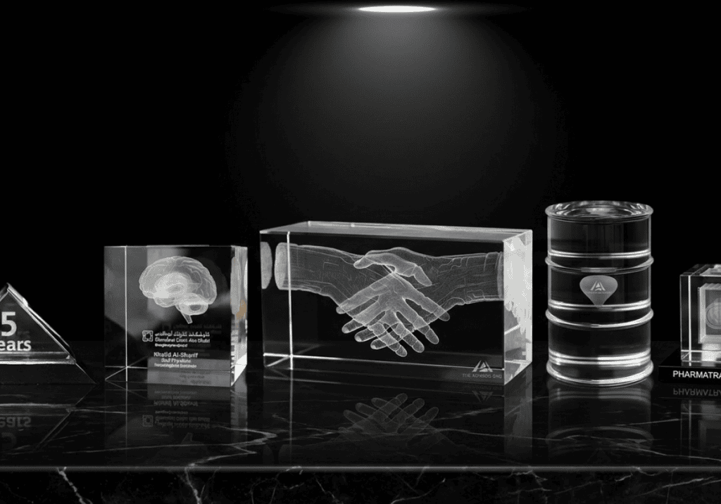 Laser Engrave at Nsf Crystal Arcade